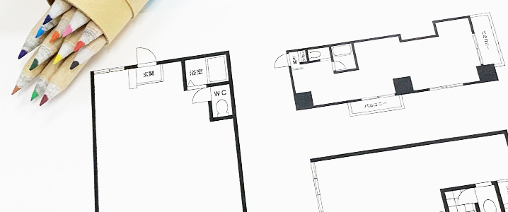 スケルトン物件の間取り図画像