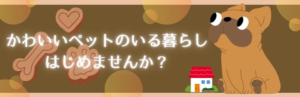 かわいいペットのいる暮らし