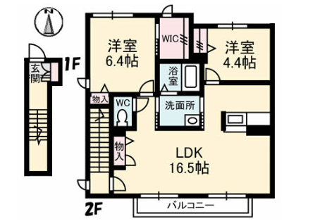 クオレール間取り